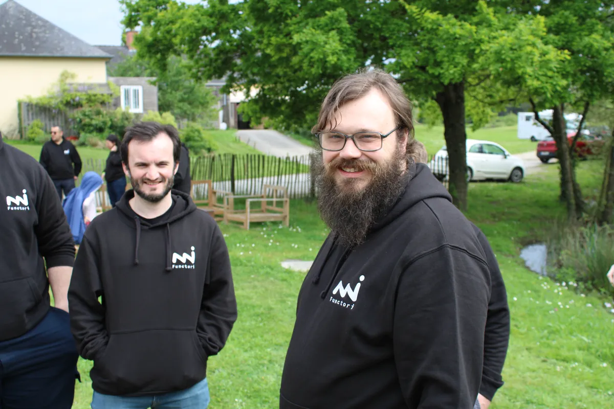 Team seminar, in the garden